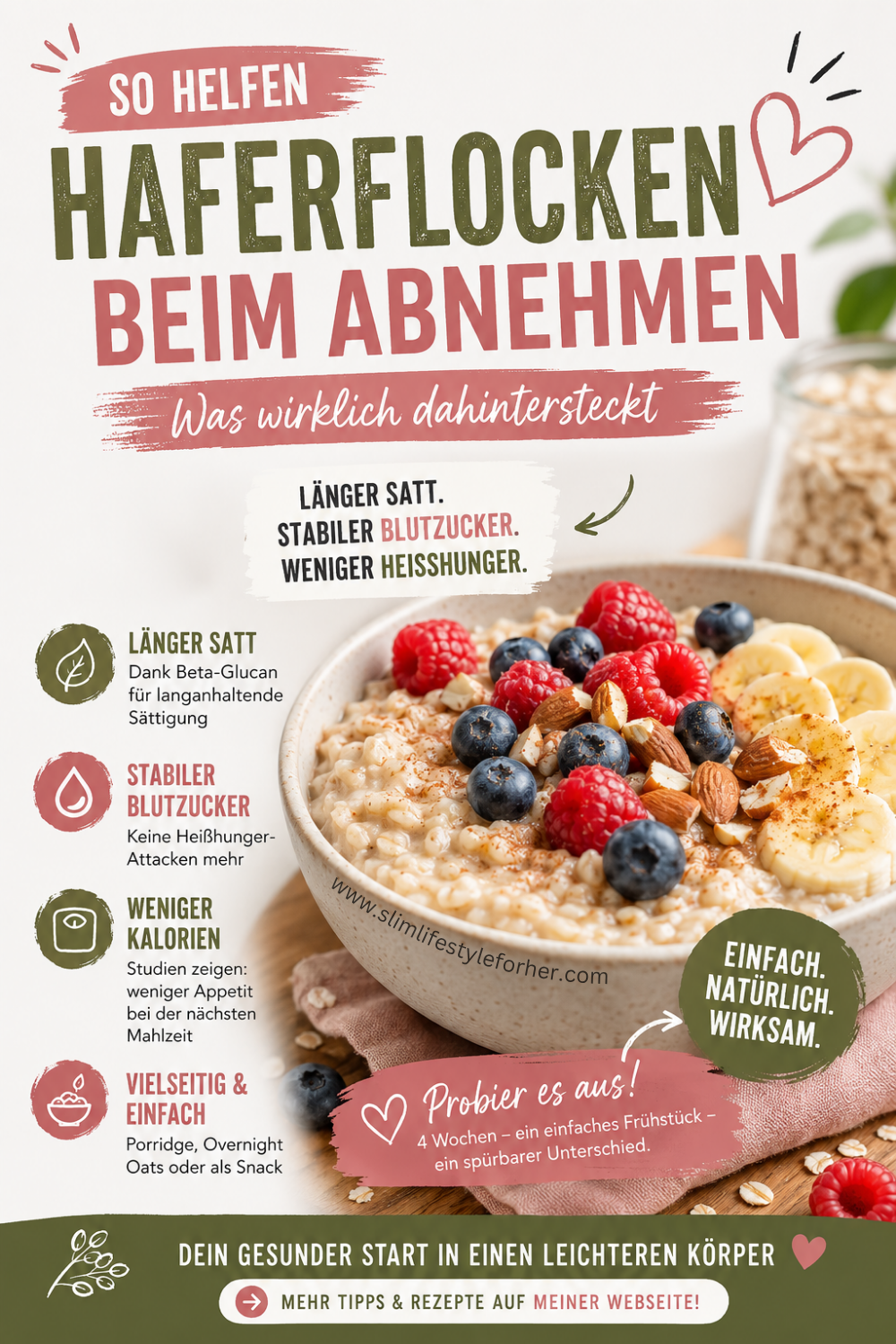 Abnehmen mit Haferflocken